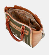 Bolso bowling Peace & Love Camel