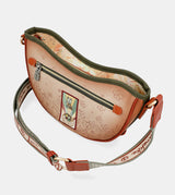 Bolso ovalado Peace & Love Camel