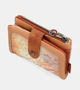 Billetero RFID pequeño Peace & Love Camel