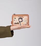 Billetero RFID pequeño Peace & Love Camel