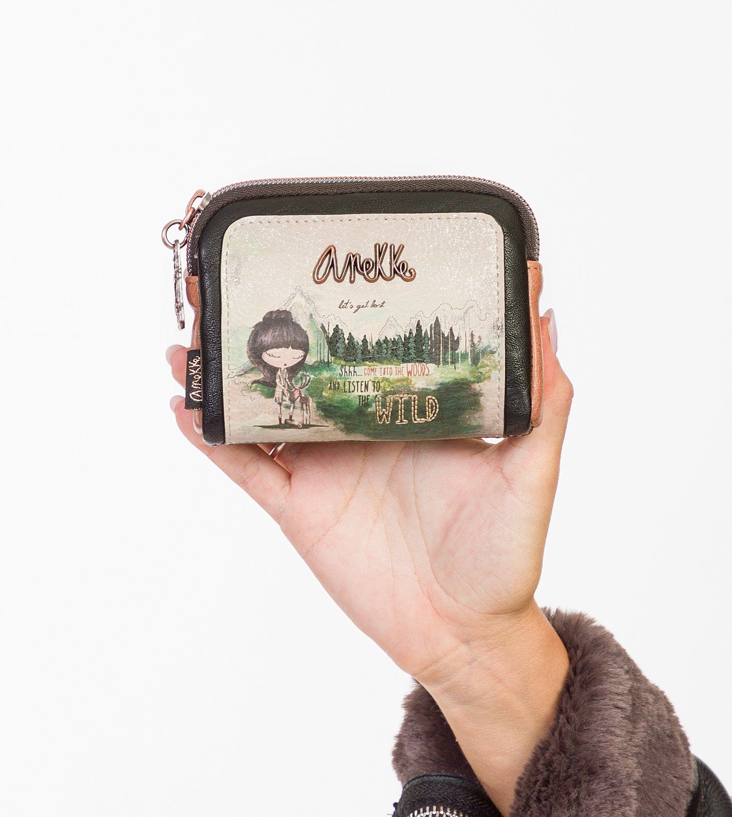 Monedero estampado The Forest